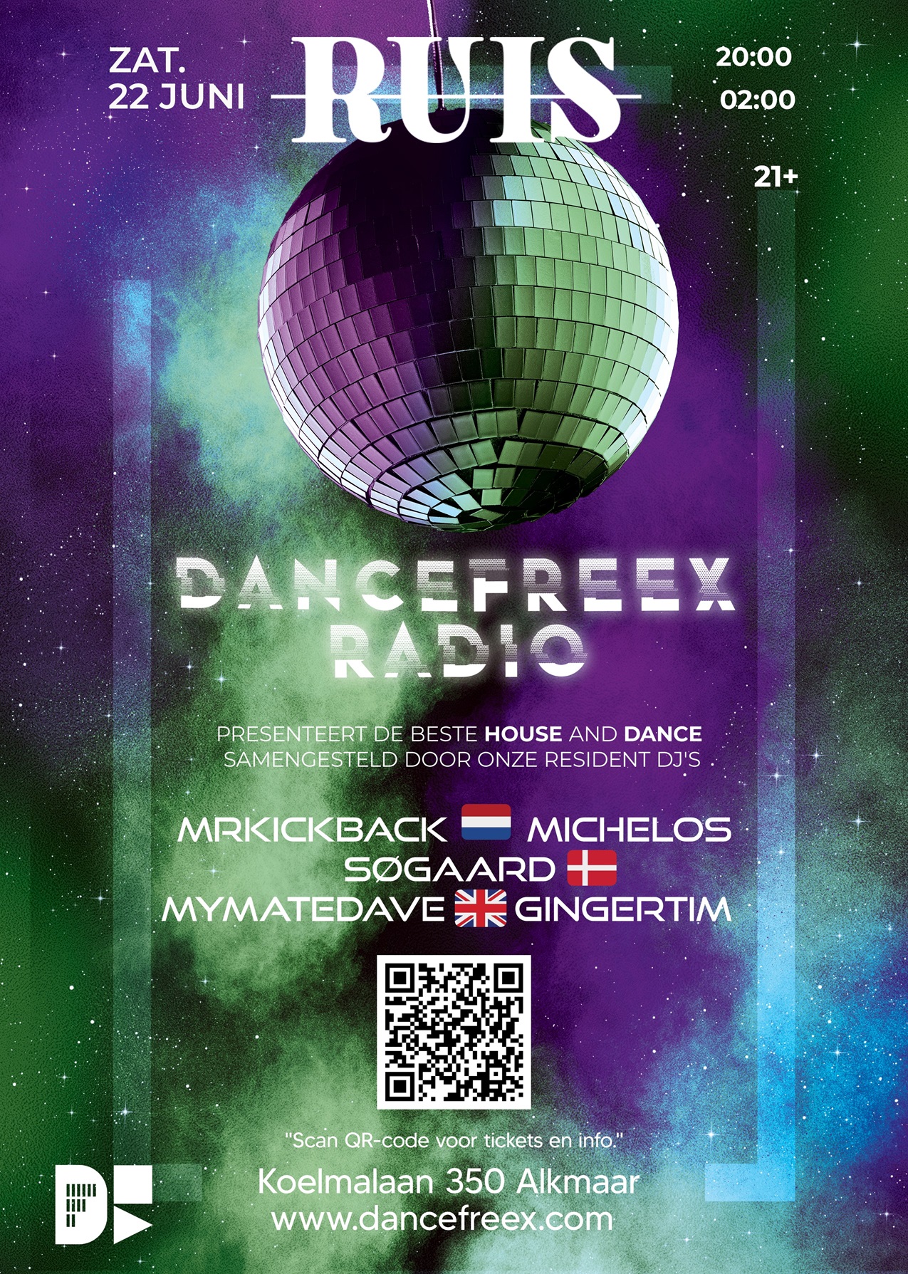 DanceFreex gaat LIVE!